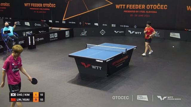 Cho Daeseong/Kim Nayeong Vs Lin Shidong/Kuai Man | XD | WTT Feeder Otocec 2022 | (Finals)