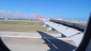 Посадка самолета Turkish Airlines в Турции