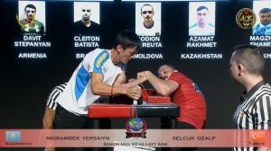 Men 60 kg LEFT - World Armwrestling Championship 2022