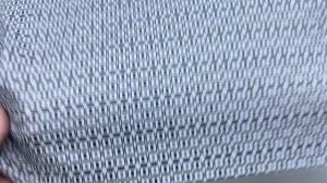 Подкладочная серого цвета  с принтом мелкие черные квадратики 33374