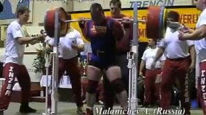 Malanichev SQ 400kg@125 Powerlifting IPF World Championship 2002