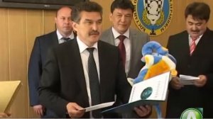 Юную шахматистку поздравил Садуакасов