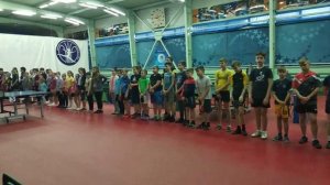 Открытие соревнований по настольному теннису, посвященный дню защиты детей