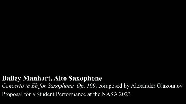 Concerto in Eb for Saxophone, composed by Alexander Glazounov смотреть онлайн