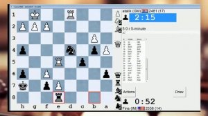 Online chess blitz #20