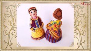 "Самара Купеческая". Глиняная игрушка Ирины Соловьевой. Сергиевский историко-краеведческий музей.