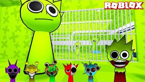 Sprunki Horror Owakcx Играл в Owakcx Prison Run Obby в ROBLOX | Incredibox Sprunki | Геймплей