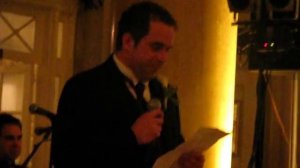 DiBernardo/Hover Wedding Best Man speech Dec 2009