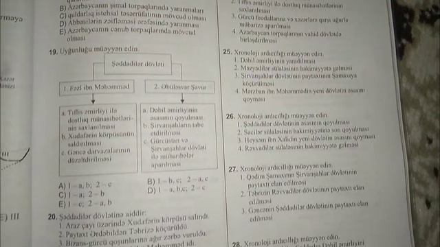 Tarix Test Toplusu 1 ci hissə PDF VİDEOSU 2