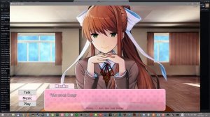 Как победить Монику в ПИНГ-ПОНГЕ [Doki Doki Literature Club Monika After Story Mod]