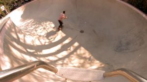 Flip Skateboards session at Lance Mountain's pool