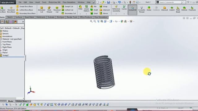 How to Design Spring in SolidWorks | SolidWorks Tutorial for Beginners Part 35