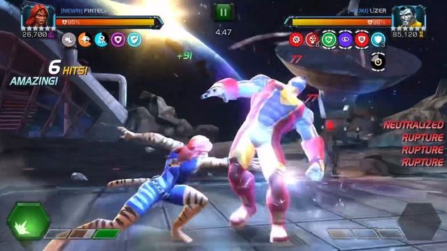 Tigra Shreds a Colossus Boss With Unstoppable Armor смотреть онлайн