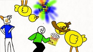 история одного цыпы.анимация Версия A.