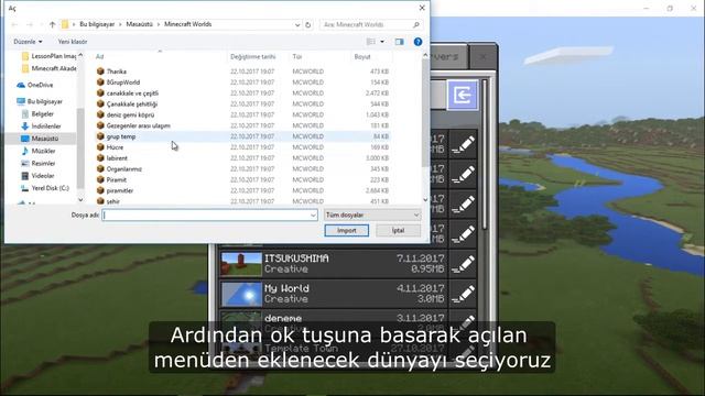 Minecraft Eğitim Sürümü Dünya Yükleme смотреть онлайн