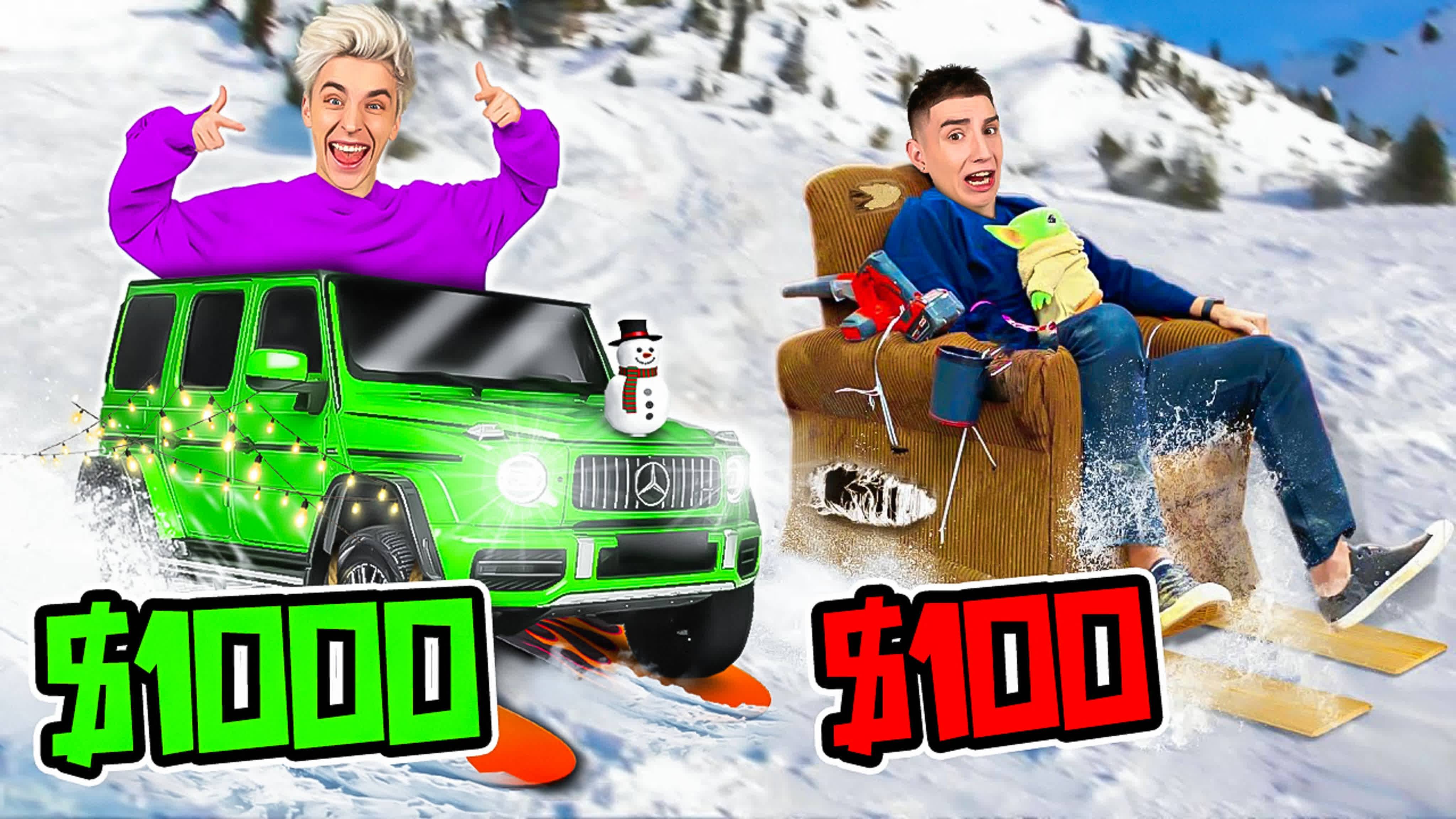 10 vs 50 vs 100 рублей челлендж