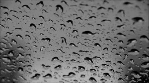 Футаж дождь за окном