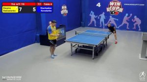 21:30 Dmytro Alieksieienko 3-2 Viacheslav Kovalenko South 5 WIN CUP 25.10.2022 | TABLE TENNIS WINCU