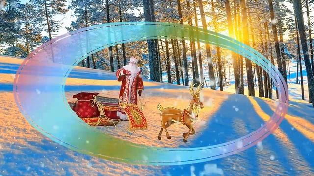 Футаж Зимний пейзаж 7 смотреть онлайн