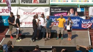 4. Einstein-Triathlon am 7. August 2016 Siegerehrung