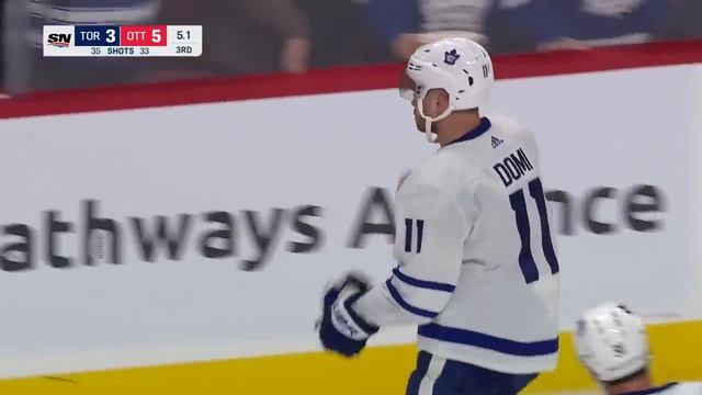 Maple Leafs' Morgan Rielly Takes Exception After Senators' Ridley Greig Slapshot Goal On Empty Net