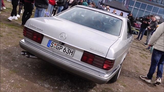 BRABUS 560 SEC (W126) - Season Opening 2024 - Motorworld Böblingen смотреть онлайн