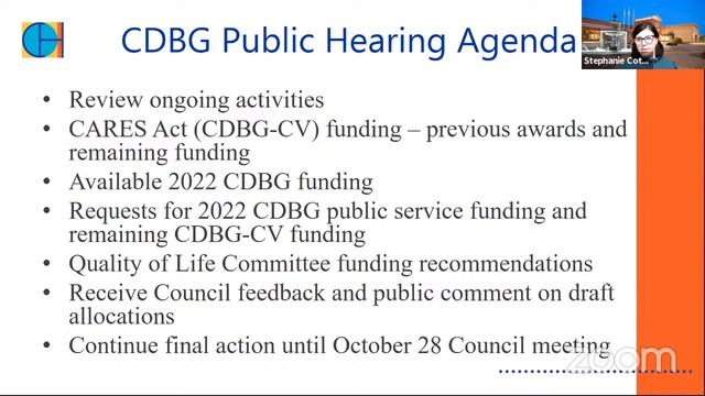 Regular City Council Meeting October 14 2021