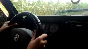 Школьник за рулём ВАЗ 2107!) Впервые проехался на семёрке!))