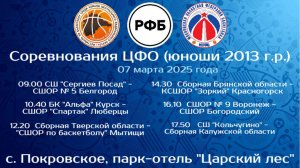 «Соревнований Центрального федерального округа по баскетболу памяти Давида Яковлевича Берлина» среди