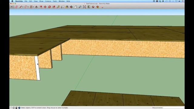 Sketchup Stair Tutorial Part 4 смотреть онлайн