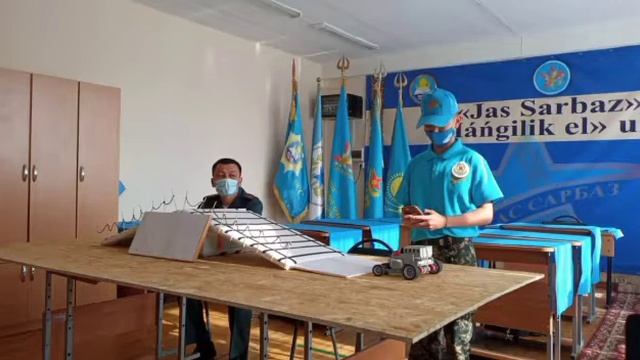 "Смарт Сарбаз-2020" робототехника бойынша байқауының жеңімпазы Егінбаев Абзал Амандықұлының лебізі
