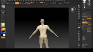 ZBrush 2021 - Dynamic Clothing - Chapter1 - Simple T-Shirt