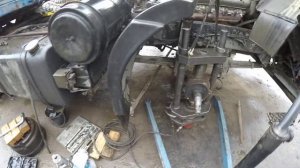 Выпресовка шкворня на МАЗ