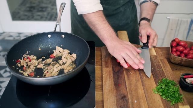 Tuna Pasta Recipe | Pappardelle al Tonno | Pappardelle with Tuna | Italian Recipe