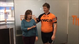 YWCA member of 30 years attends Indoor Triathlon to support son