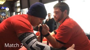 2017 GTA Armwrestling Championships - Chris Gobby Vs Jake Charles (left hand)