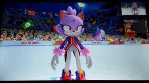 Mario & Sonic Sochi 2014 Ski Jumping Large Hill #10 (Shadow Vs Knuckles Vs Blaze) + Dr. Eggman Fail