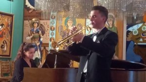 Томазо Альбинони “Концерт для трубы с оркестром Соль –минор” ( 1-2 части) ,  Александр Юрин