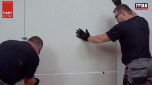 Как монтировать гипсокартон за сутки? Инновация TYTAN Professional: 4 шага и готово,всего за 1 день!