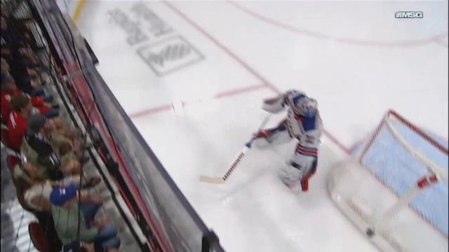 Rangers' Jonathan Quick Robs Panthers' Eetu Luostarinen With Sprawling Back Leg Save