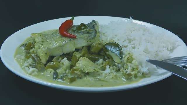 ТРЕСКА НА УЖИН! Очень вкусная сливочная рыбка карри.