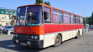 Автобус Икарус-256 (Ikarus 256.74)(В 972 УХ 22). Звук двигателя RABA-MAN D10.