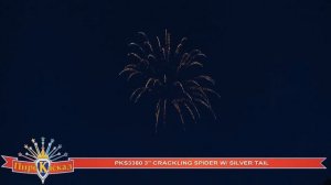 CRACKLING SPIDER W/ SILVER TAIL PKS3380 2017 - Пиро- Каскад