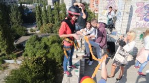 Rope Jumping в Николаеве с 28 метров (25.09.2016)