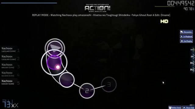 osu! Amazarashi   Kisetsu wa tsugitsugi shindeiku Tokyo ghoul Root A  Edit  Insane смотреть онлайн