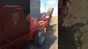 Проверка пресс подборщика Welger AP500 с гидровыбросом тюка. #прессподборщик #пресс #welger