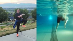 Aqua Zumba UP ---Split Screen---