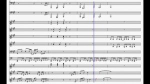 Музыка из "Соник 2", уровень 2 (сега), партитура, ноты