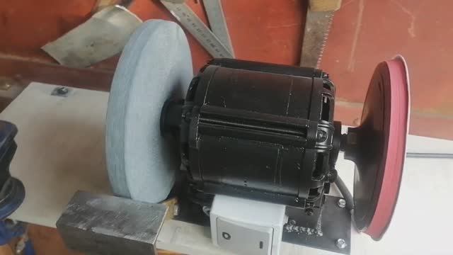 Самодельный заточной станок, доработка сверлильного станка смотреть онлайн