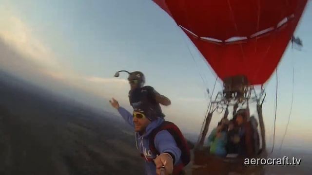 Аэросъемка Прыжки с воздушного шара